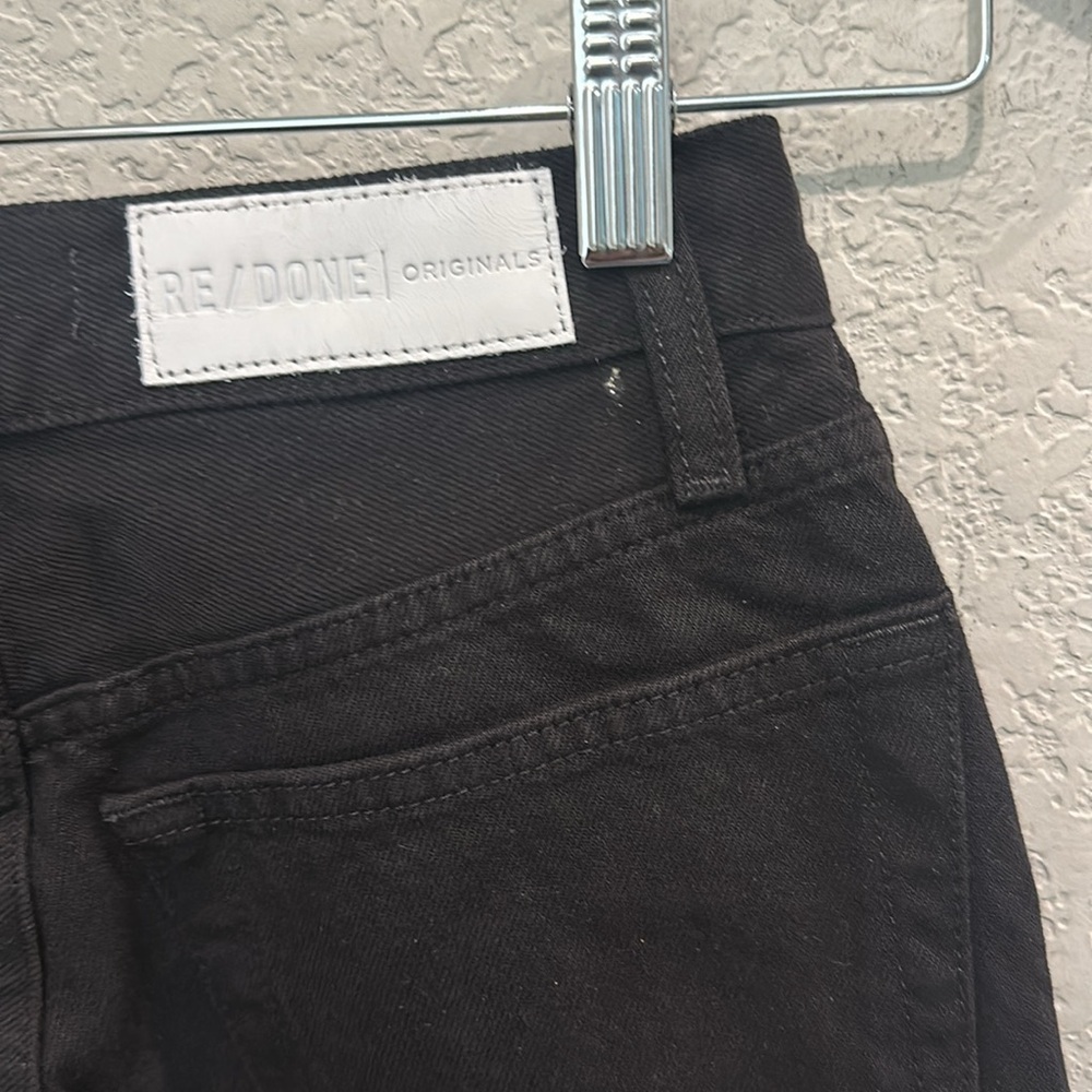 Re/done 70 s ultra high rise stove pipe jeans size 23 NWT - Picture 7 of 8
